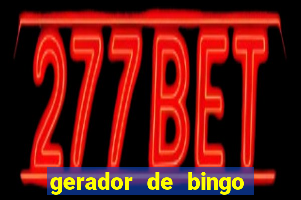 gerador de bingo de palavras